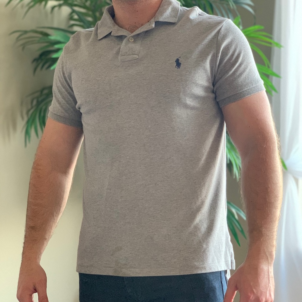 Grey Polo Ralph Lauren polo shirt